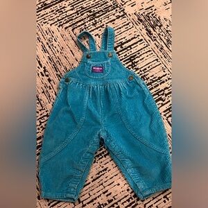 OshKosh B'gosh Teal Corduroy Overalls for Kids